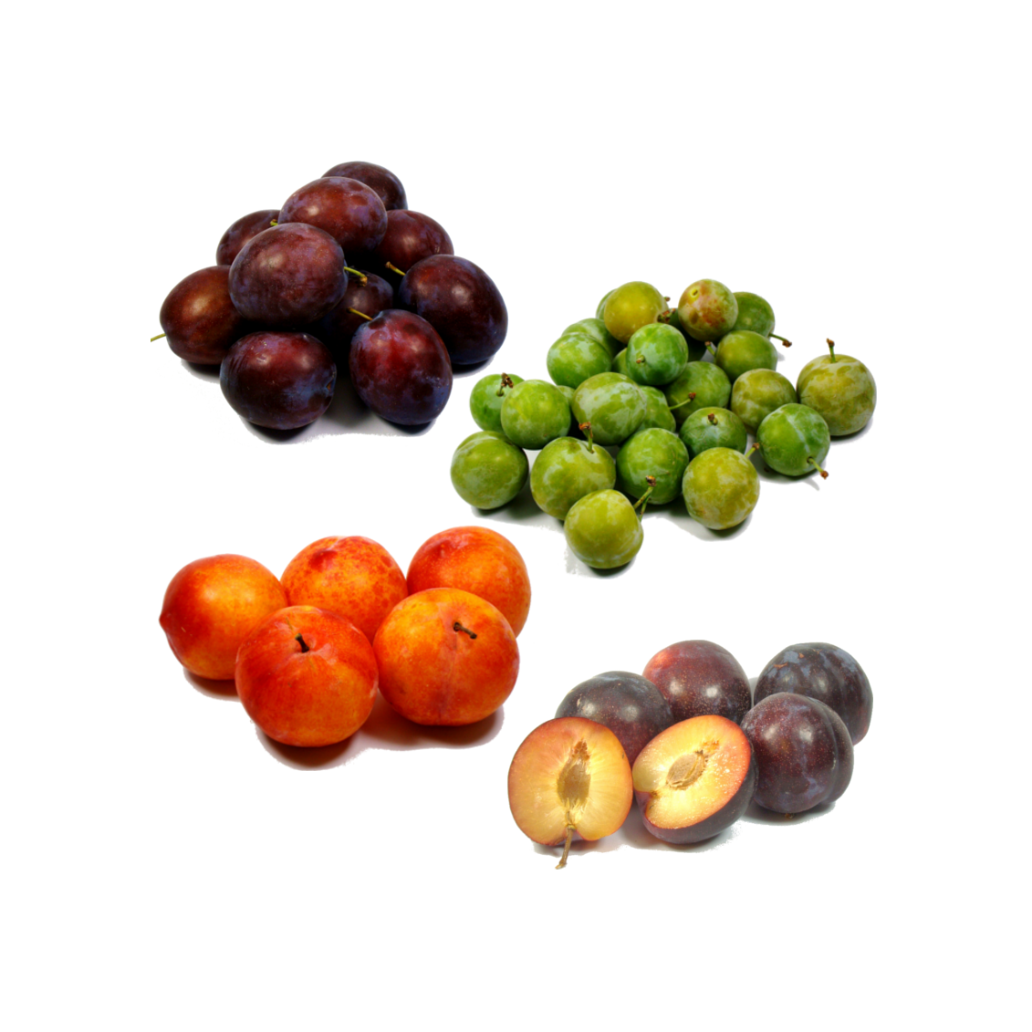 Panier de prunes personnalisé